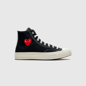 CHUCK TAYLOR ALL-STAR '70 HI "BLACK SINGLE HEART"