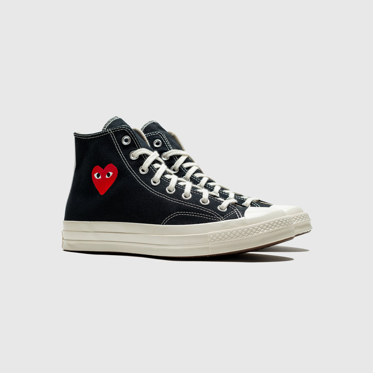 CHUCK TAYLOR ALL-STAR '70 HI "BLACK SINGLE HEART"