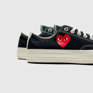 CHUCK TAYLOR ALL-STAR '70 LOW "BLACK SINGLE HEART"