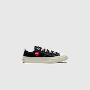 CHUCK TAYLOR ALL-STAR '70 LOW (KIDS) "BLACK SINGLE HEART"