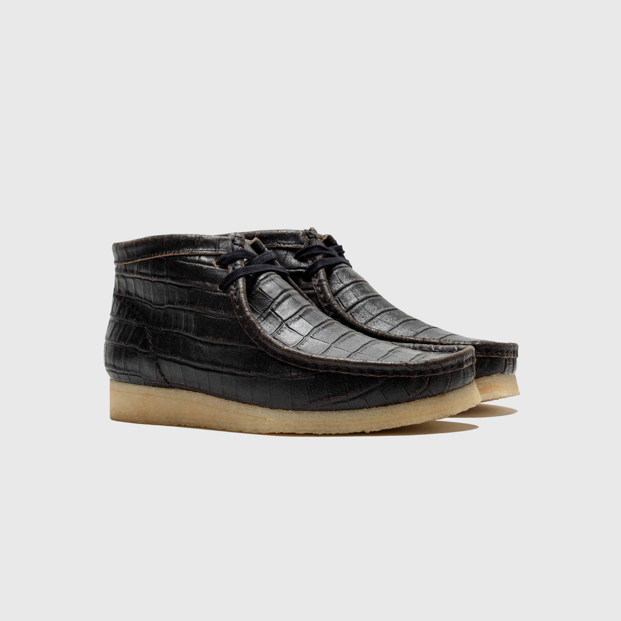 WALLABEE BOOT HARAJUKU "BLACK CROC"