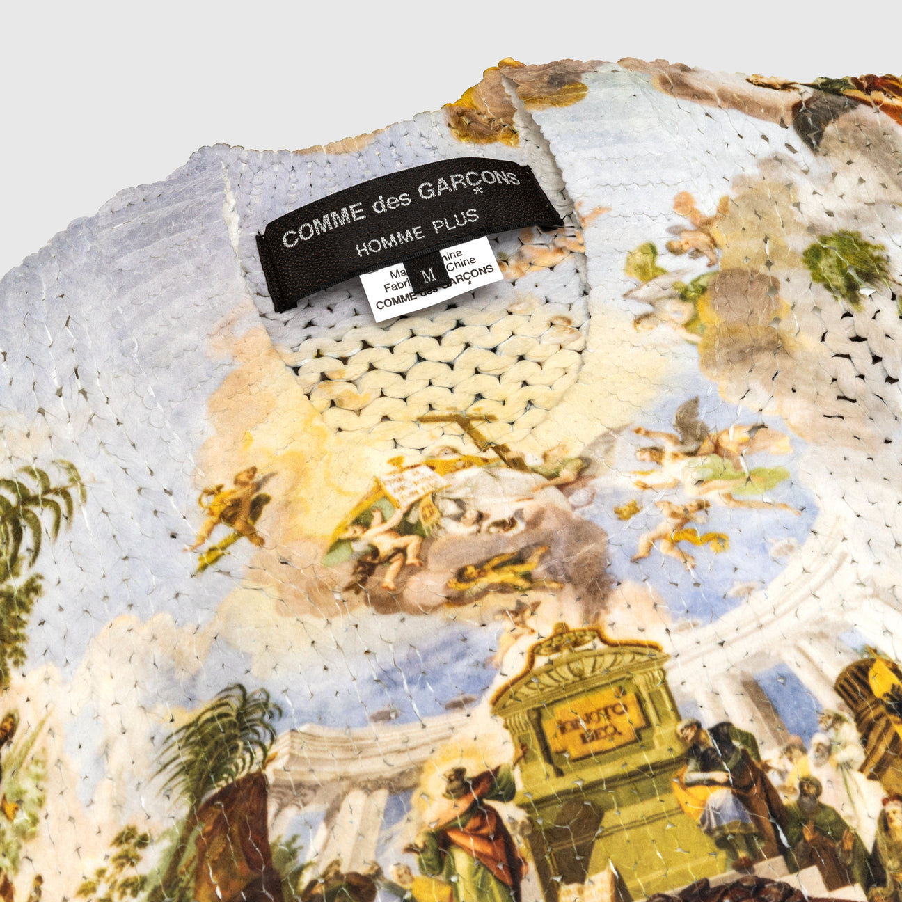 GRAPHIC PRINTED KNIT SWEATER