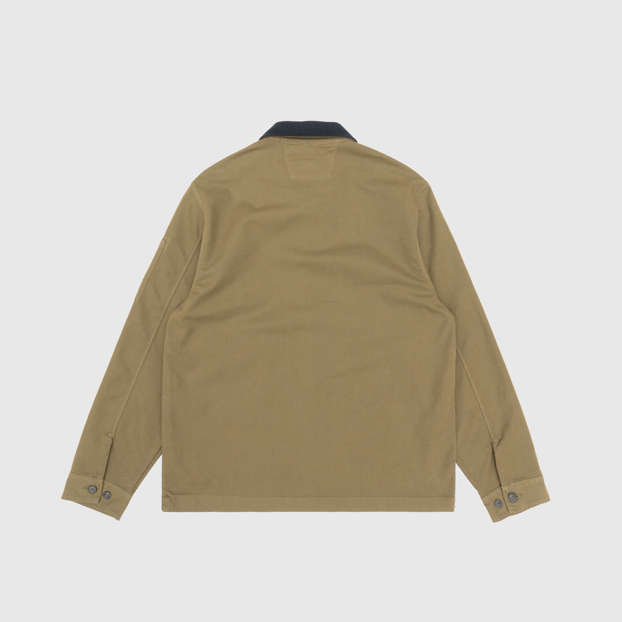 COTTON/ NYLON DOUBLE SATIN LENS UTILITY OVERSHIRT