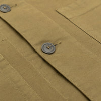 COTTON/ NYLON DOUBLE SATIN LENS UTILITY OVERSHIRT