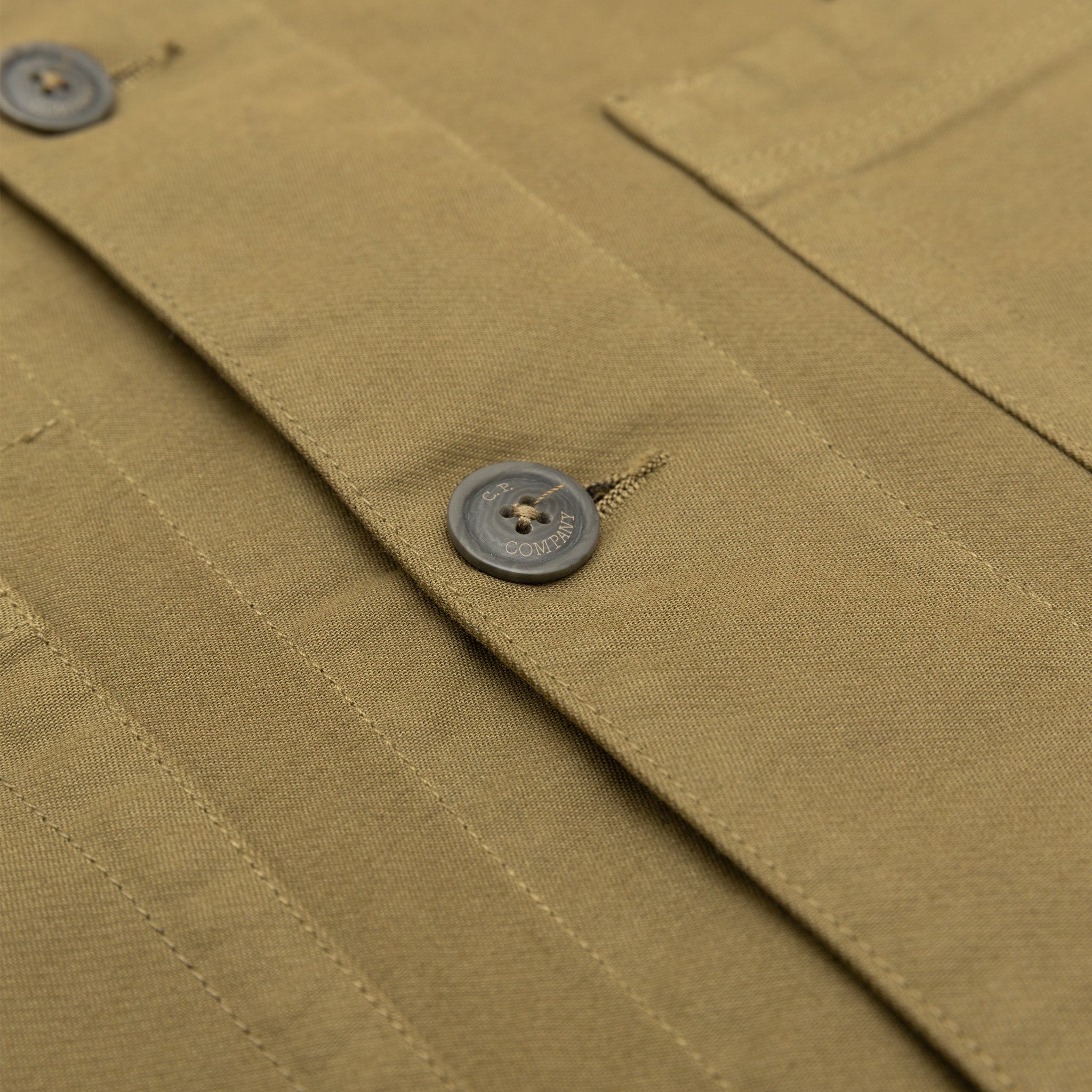 COTTON/ NYLON DOUBLE SATIN LENS UTILITY OVERSHIRT