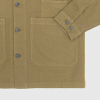 COTTON/ NYLON DOUBLE SATIN LENS UTILITY OVERSHIRT