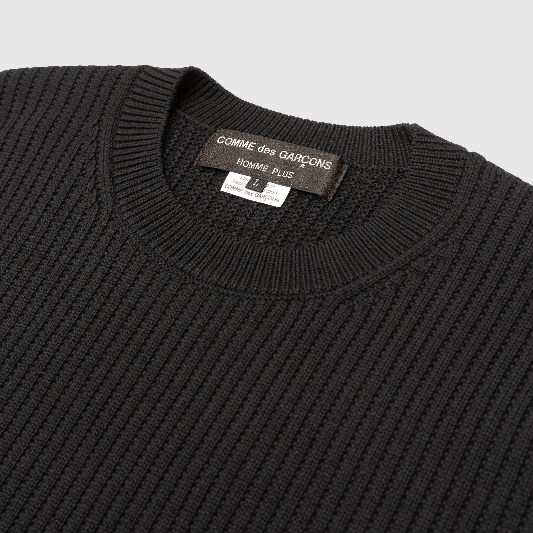 COTTON RAHBEN STITCH CREWNECK KNIT
