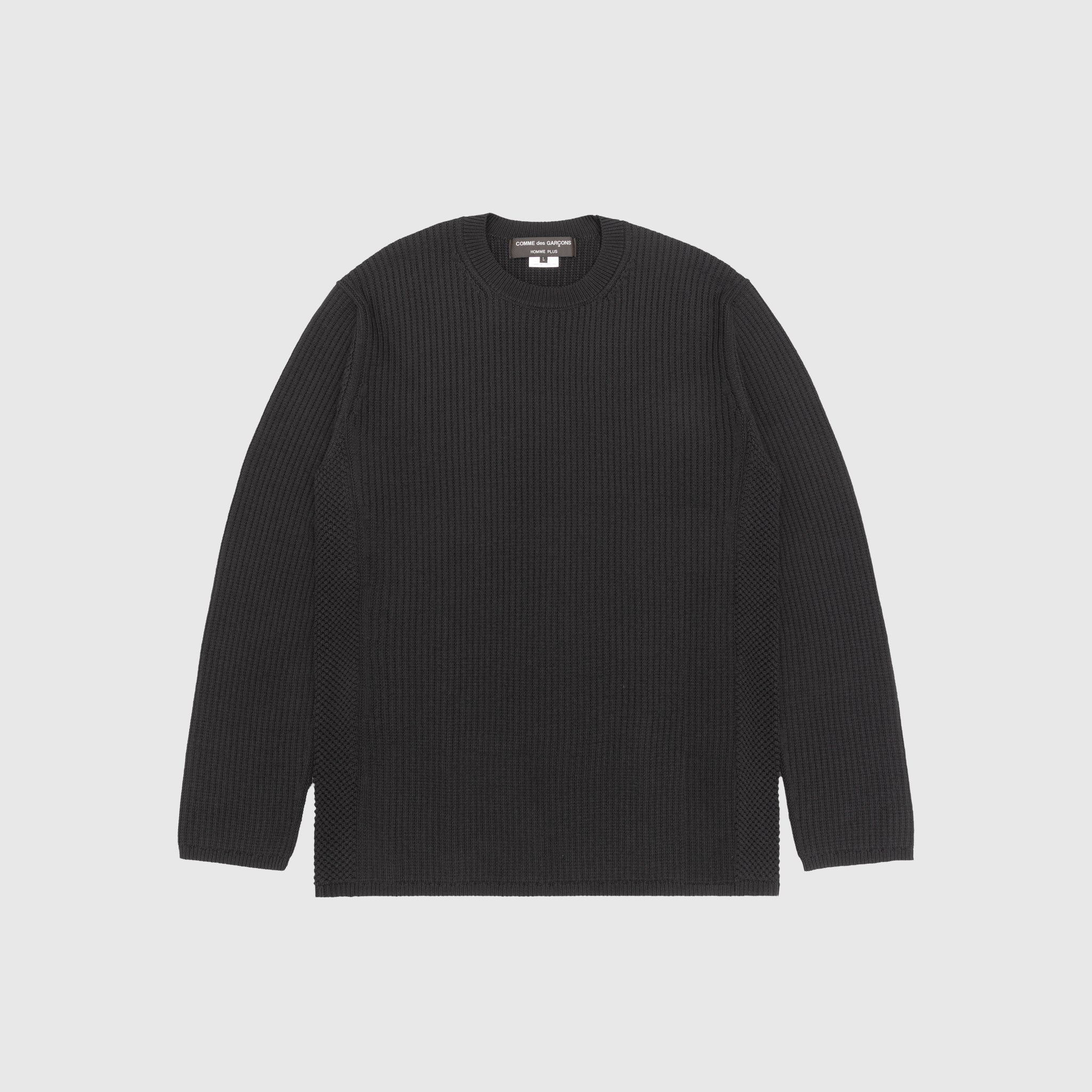 COTTON RAHBEN STITCH CREWNECK KNIT