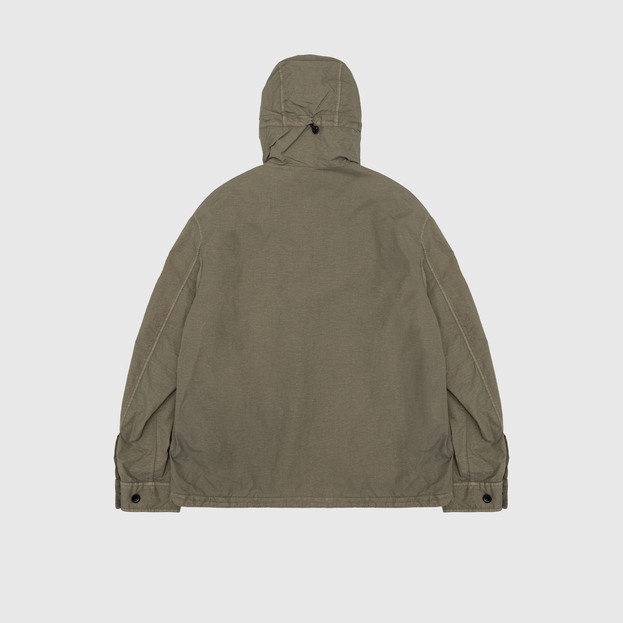 FLATT NYLON HOODED OVERSHIRT