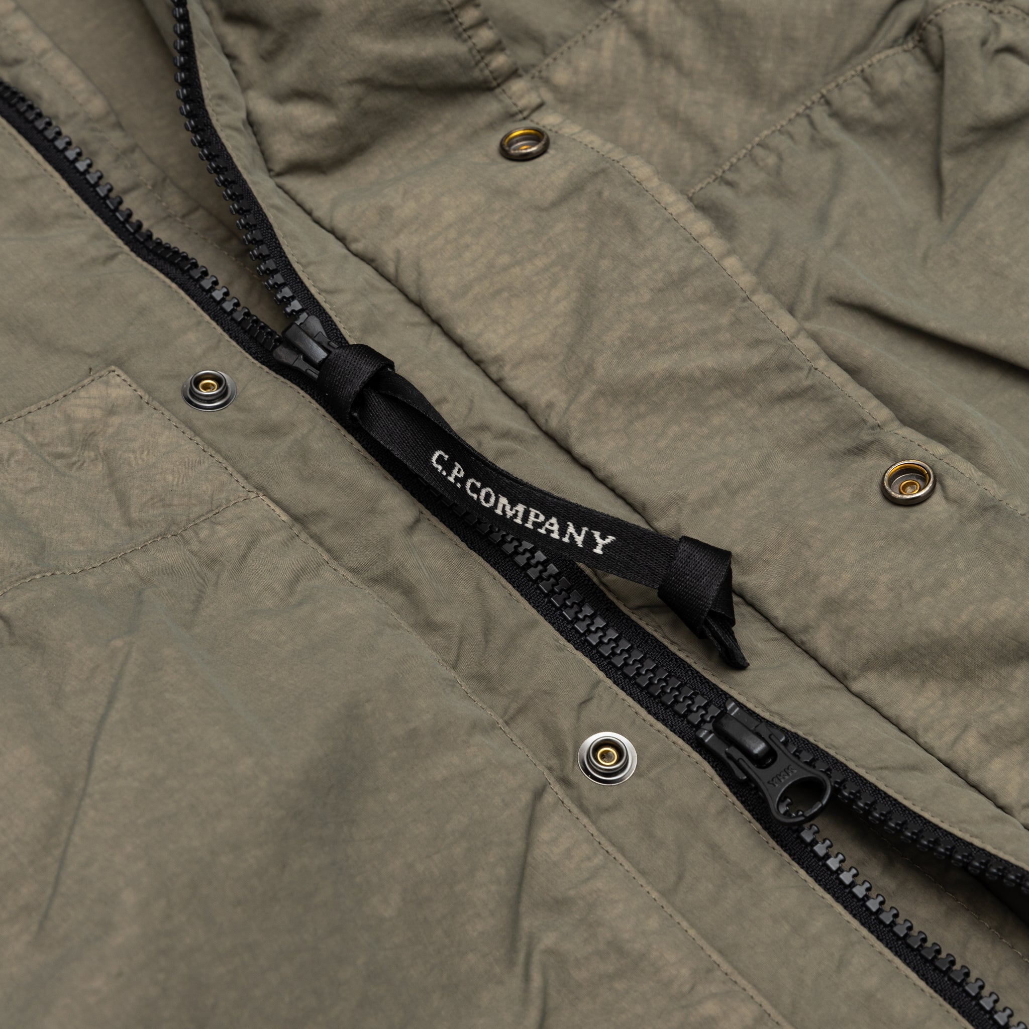 FLATT NYLON HOODED OVERSHIRT