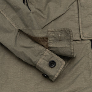 FLATT NYLON HOODED OVERSHIRT