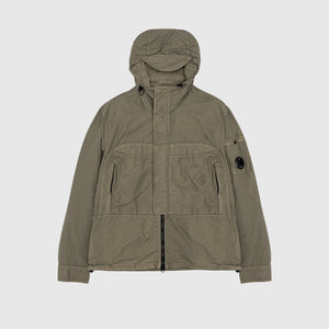 FLATT NYLON HOODED OVERSHIRT