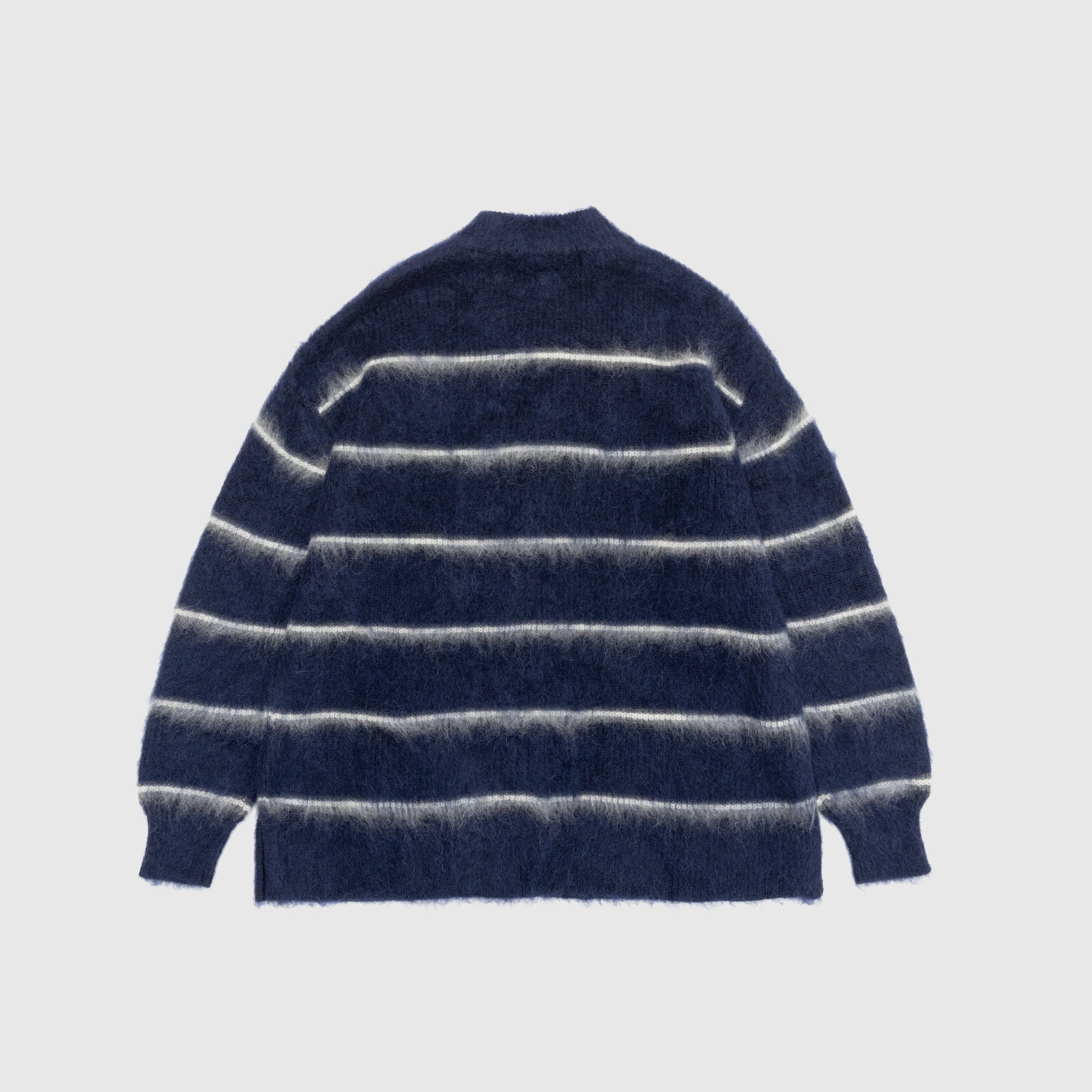 STRIPED MOHAIR SWEATER