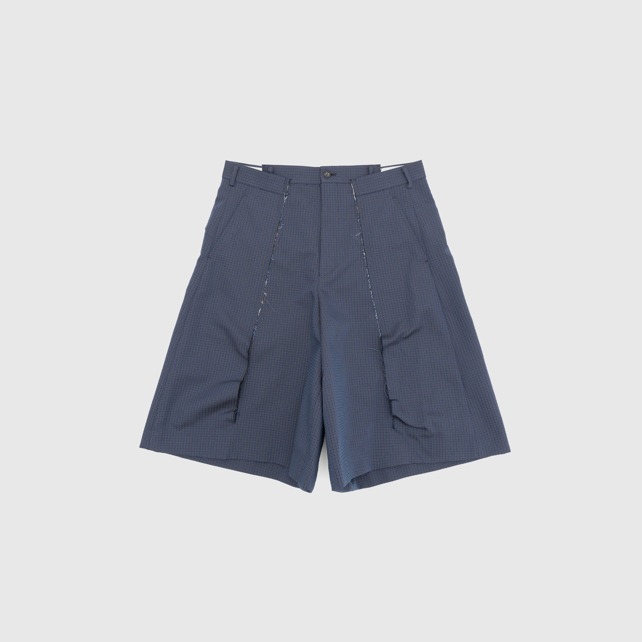 SMALL CHECK SUITING SHORTS