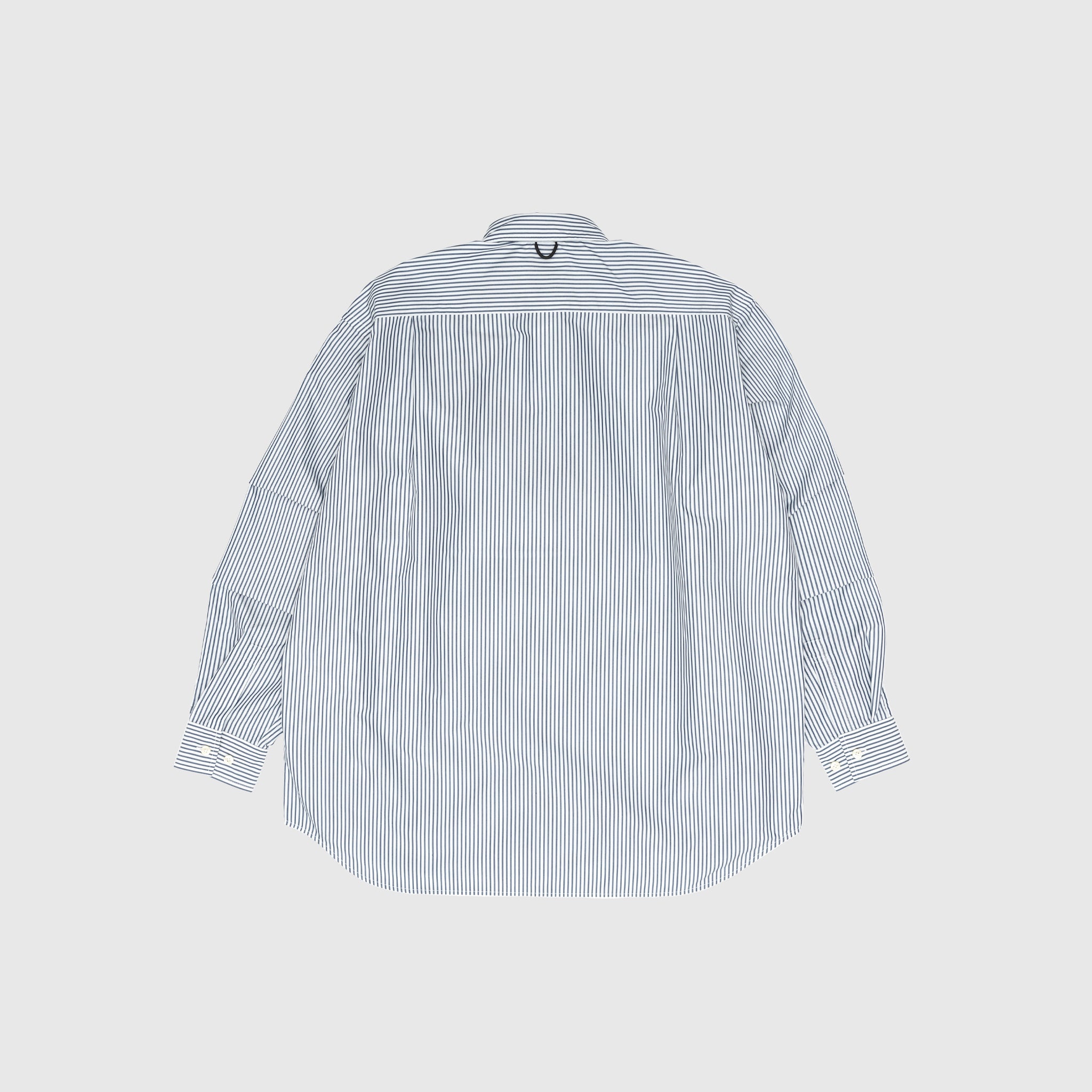 TECH REGULAR COLLAR SHIRT L/S STRIPE SHIRT