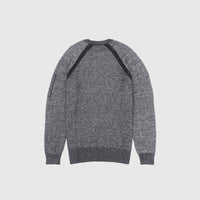 FLEECE CREWNECK KNIT SWEATER