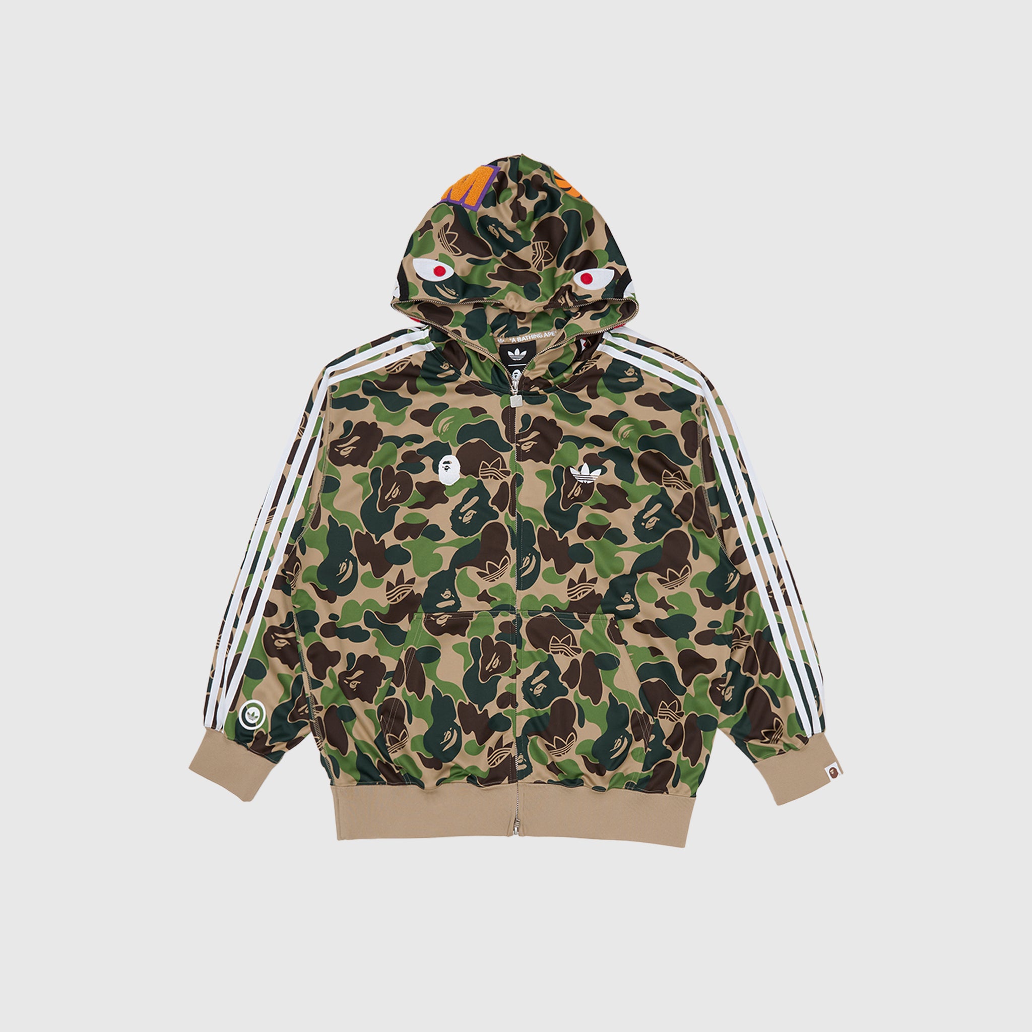 x BAPE SHARK TRACK HOODIE