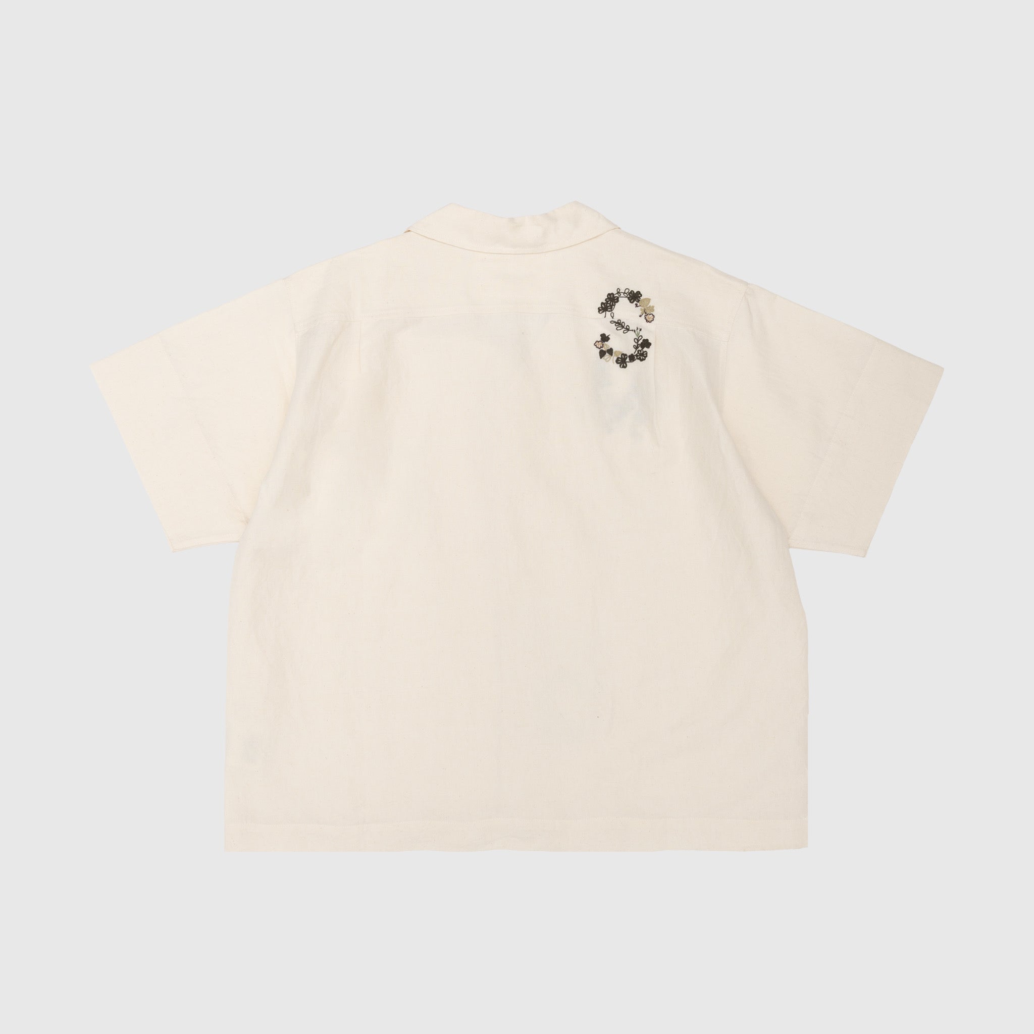 GREETINGS S/S SHIRT "CLOVER EMBROIDERY"