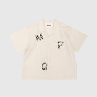 GREETINGS S/S SHIRT "CLOVER EMBROIDERY"