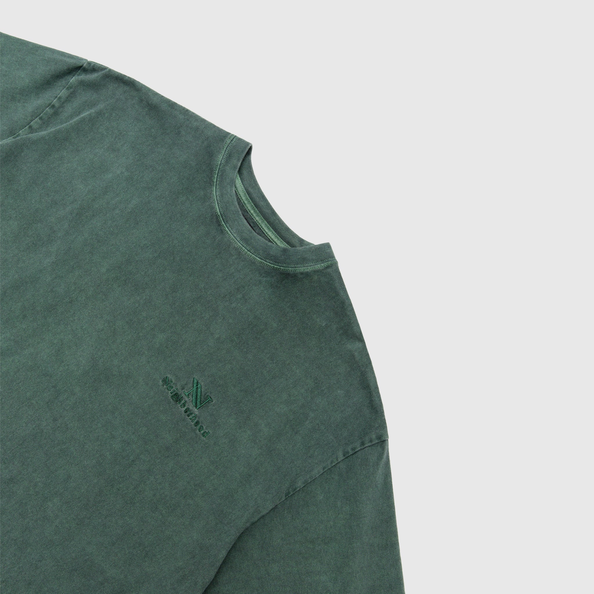 PIGMENT DYED CREWNECK S/S T-SHIRT