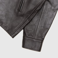 LEATHER CAR COAT