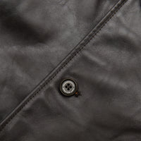 LEATHER CAR COAT