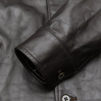 LEATHER CAR COAT