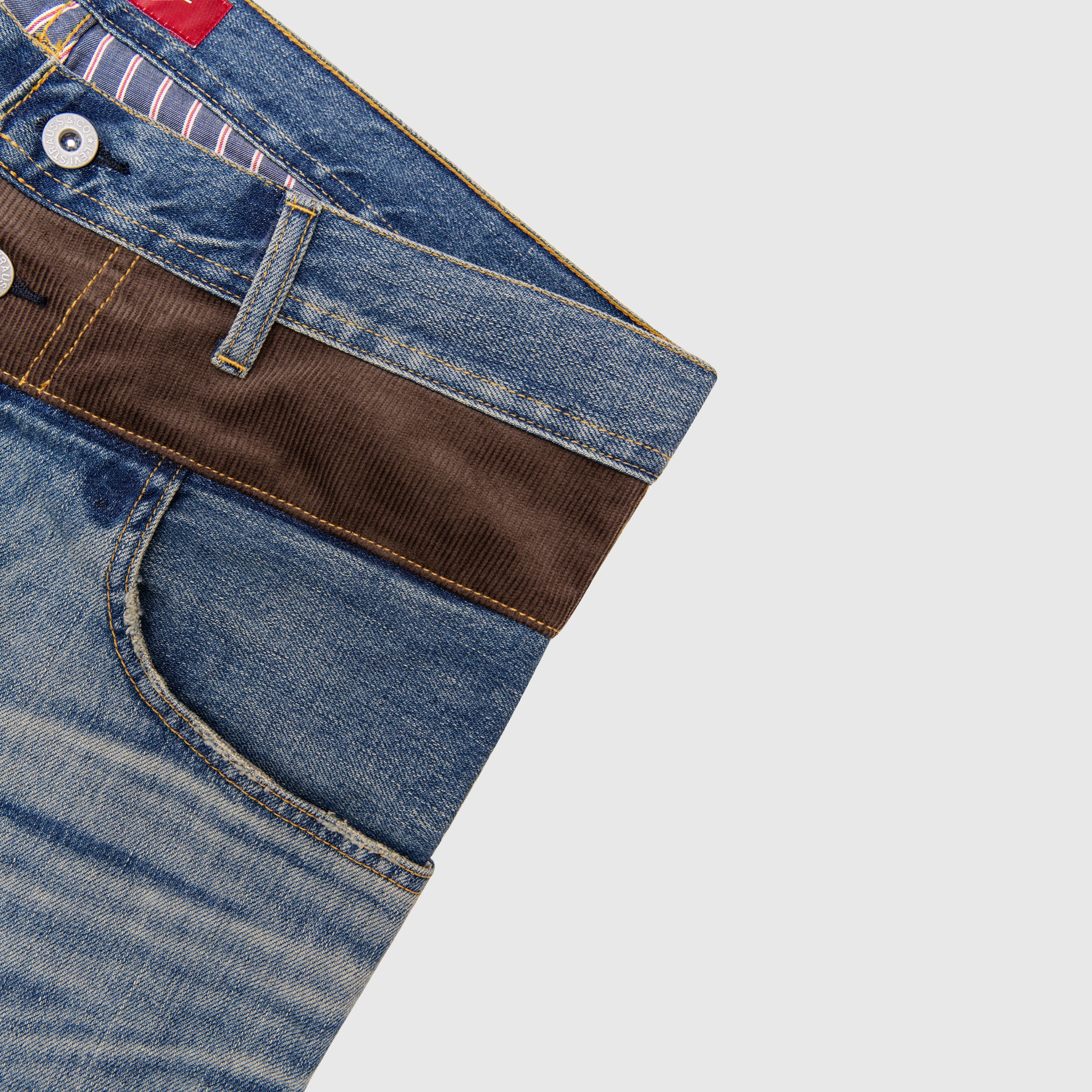 x LEVI'S TREATED COTTON DENIM JEAN