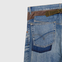 x LEVI'S TREATED COTTON DENIM JEAN