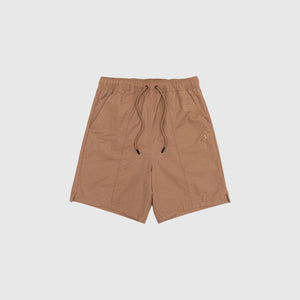 ESSENTIALS WOVEN SHORTS "ARCHAEO BROWN"