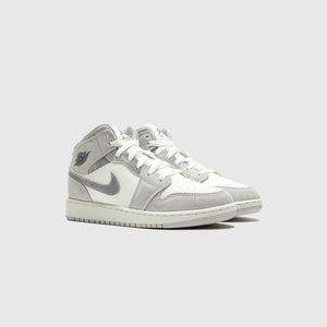 AIR JORDAN 1 MID SE (GS) "NEUTRAL GREY"