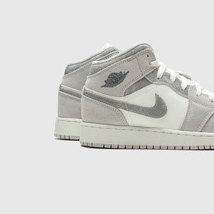 AIR JORDAN 1 MID SE (GS) "NEUTRAL GREY"