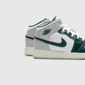 AIR JORDAN 1 MID SE (GS) "OXIDIZED GREEN"