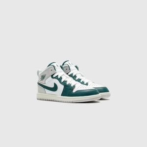 AIR JORDAN 1 MID SE (PS) "OXIDIZED GREEN"