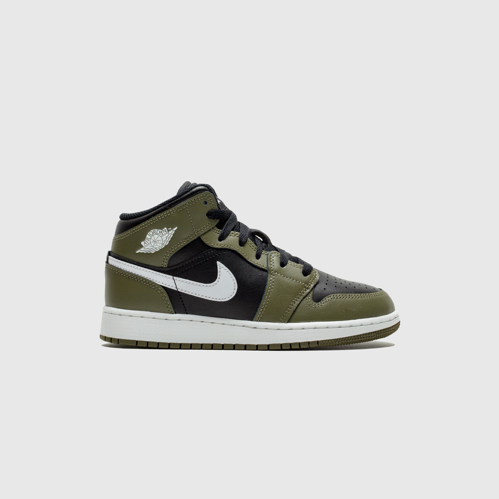 AIR JORDAN 1 MID (GS) "MEDIUM OLIVE"