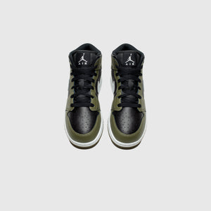 AIR JORDAN 1 MID (GS) "MEDIUM OLIVE"