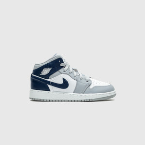 AIR JORDAN 1 MID (GS) "WOLF GREY"