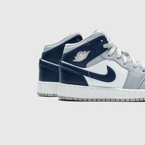 AIR JORDAN 1 MID (GS) "WOLF GREY"