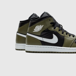 AIR JORDAN 1 MID "MEDIUM OLIVE"