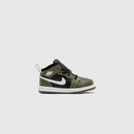 AIR JORDAN 1 MID (TD) "MEDIUM OLIVE"