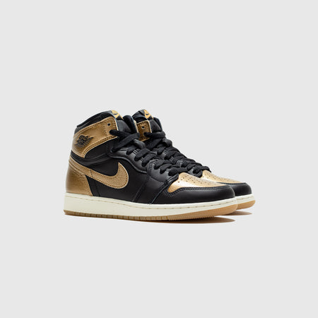 AIR JORDAN 1 RETRO HIGH OG (GS) "BLACK & GOLD"