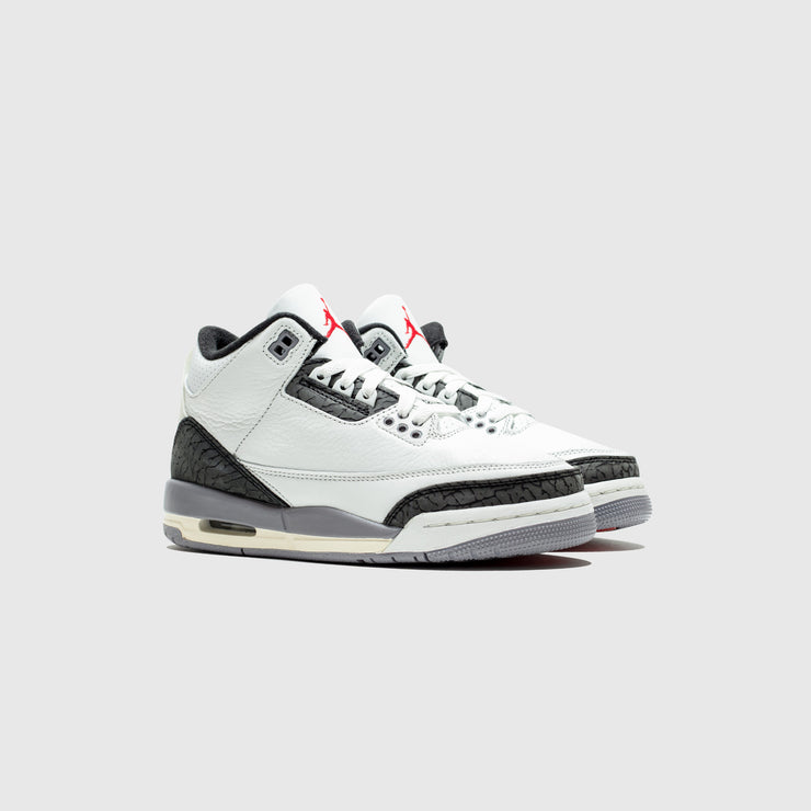 AIR JORDAN 3 RETRO (GS) "CEMENT GREY"