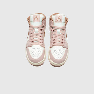 WMNS AIR JORDAN 1 MID "PINK OXFORD"