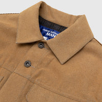 PANELED TRUCKER JACKET