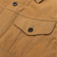 PANELED TRUCKER JACKET