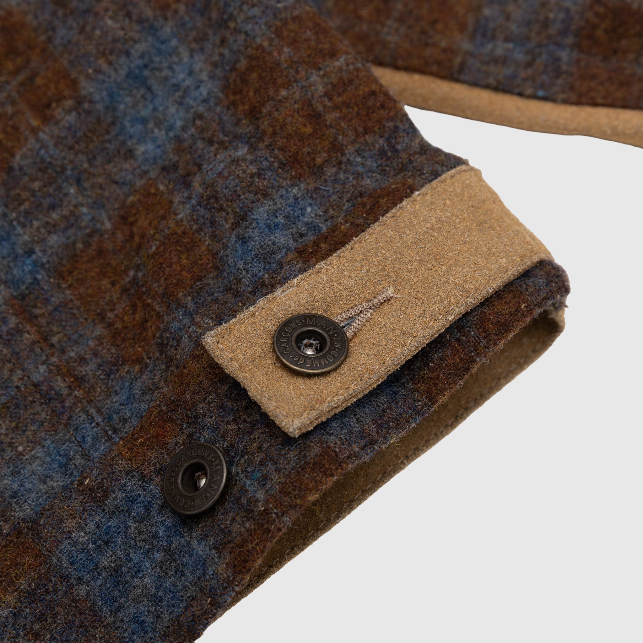 PANELED TRUCKER JACKET