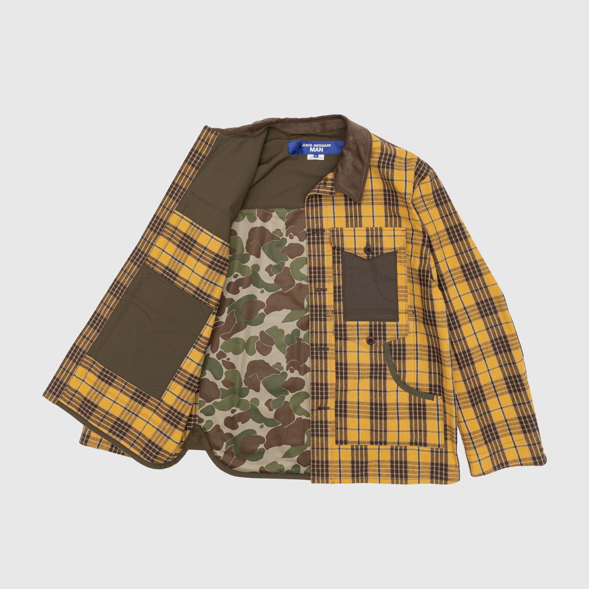 COTTON FLANNEL CHECK BLOUSON