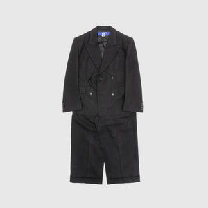 COTTON WOOL PINSTRIPE COAT