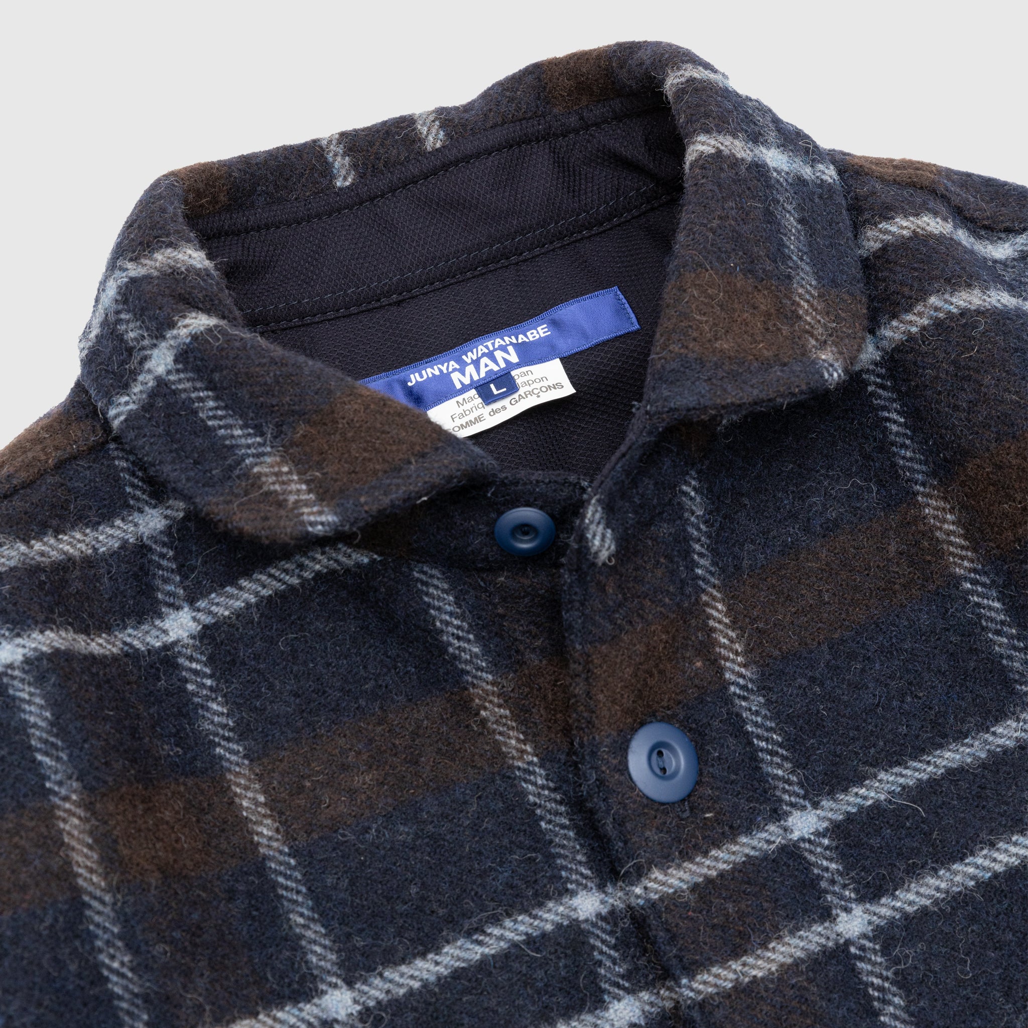 WOOL PLAID SHIRT