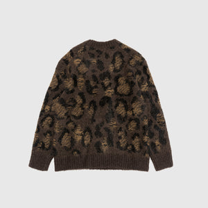 WOOL INTERLOCK JACQUARD SWEATER